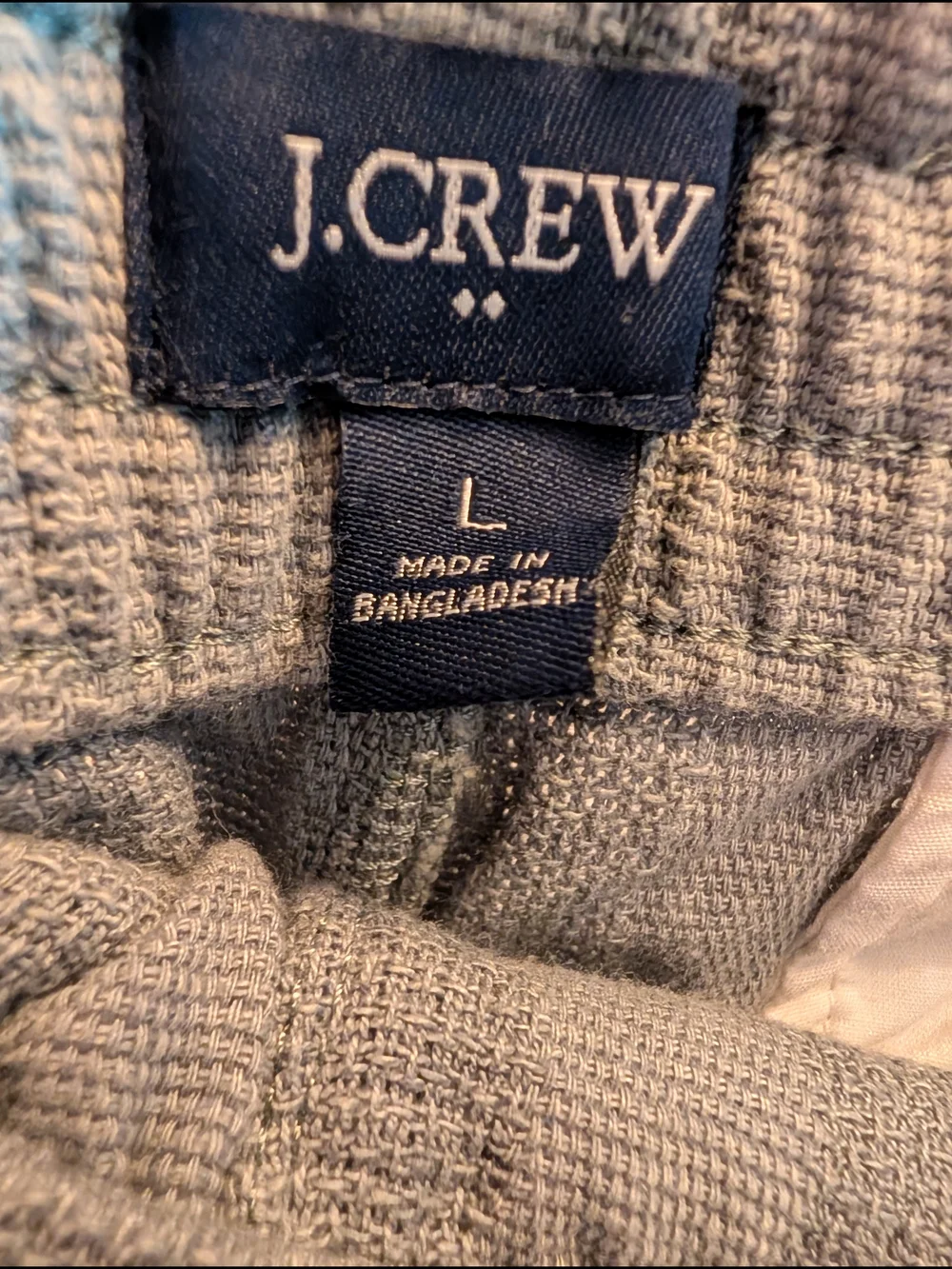 J. Crew Men's L Sage Green Cotton Shorts